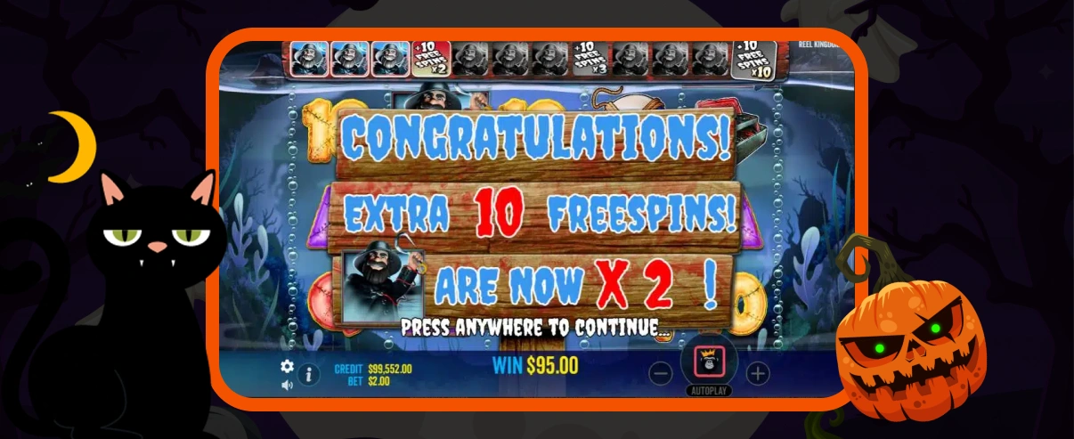 Big Bass Halloween Free Spins.