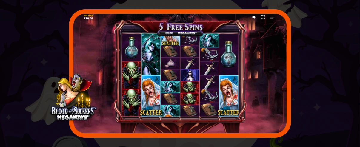 Blood Suckers Megaways Slot Free Spins.