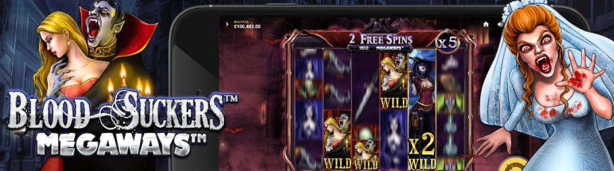 Blood Suckers Megaways Slot Mobile App.
