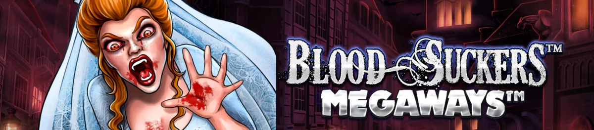 Blood Suckers Megaways Slot Wide Banner.