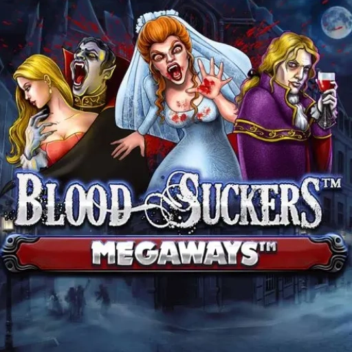 Blood Suckers Megaways slot logo.