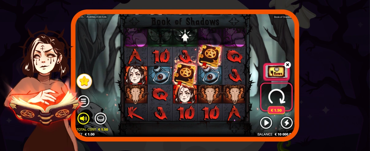 Book of Shadows Theme and Graphics.