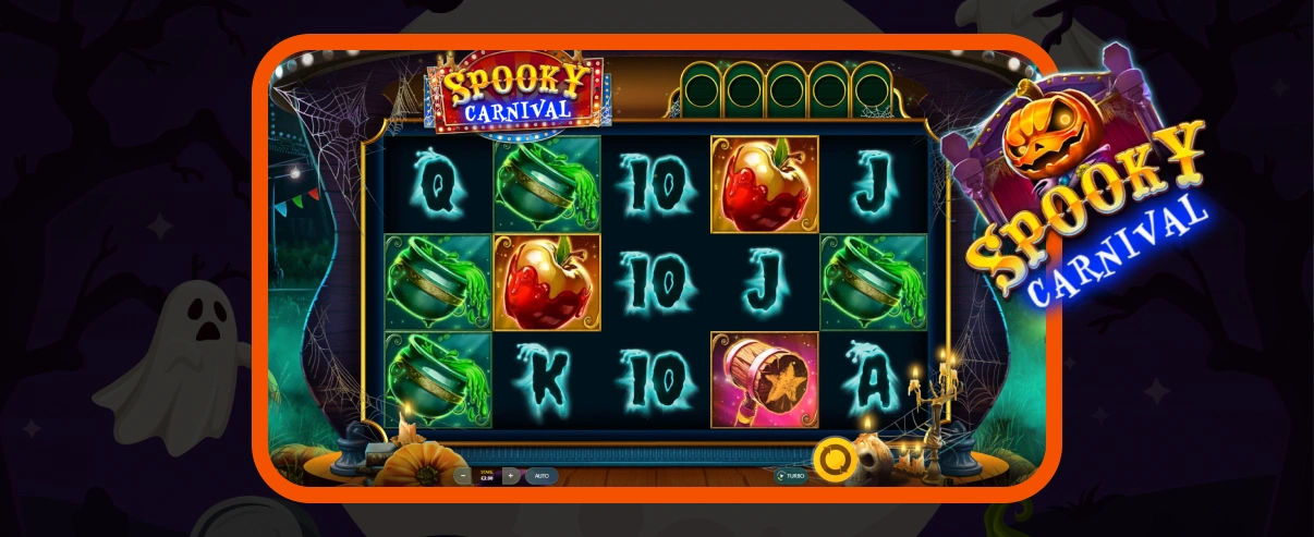 Spooky Carnival Slot Theme and Graphics.